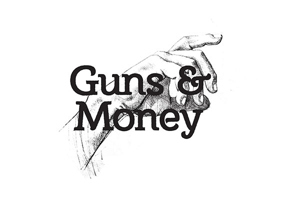 Logo design created for Menswear retailer Guns and Money.