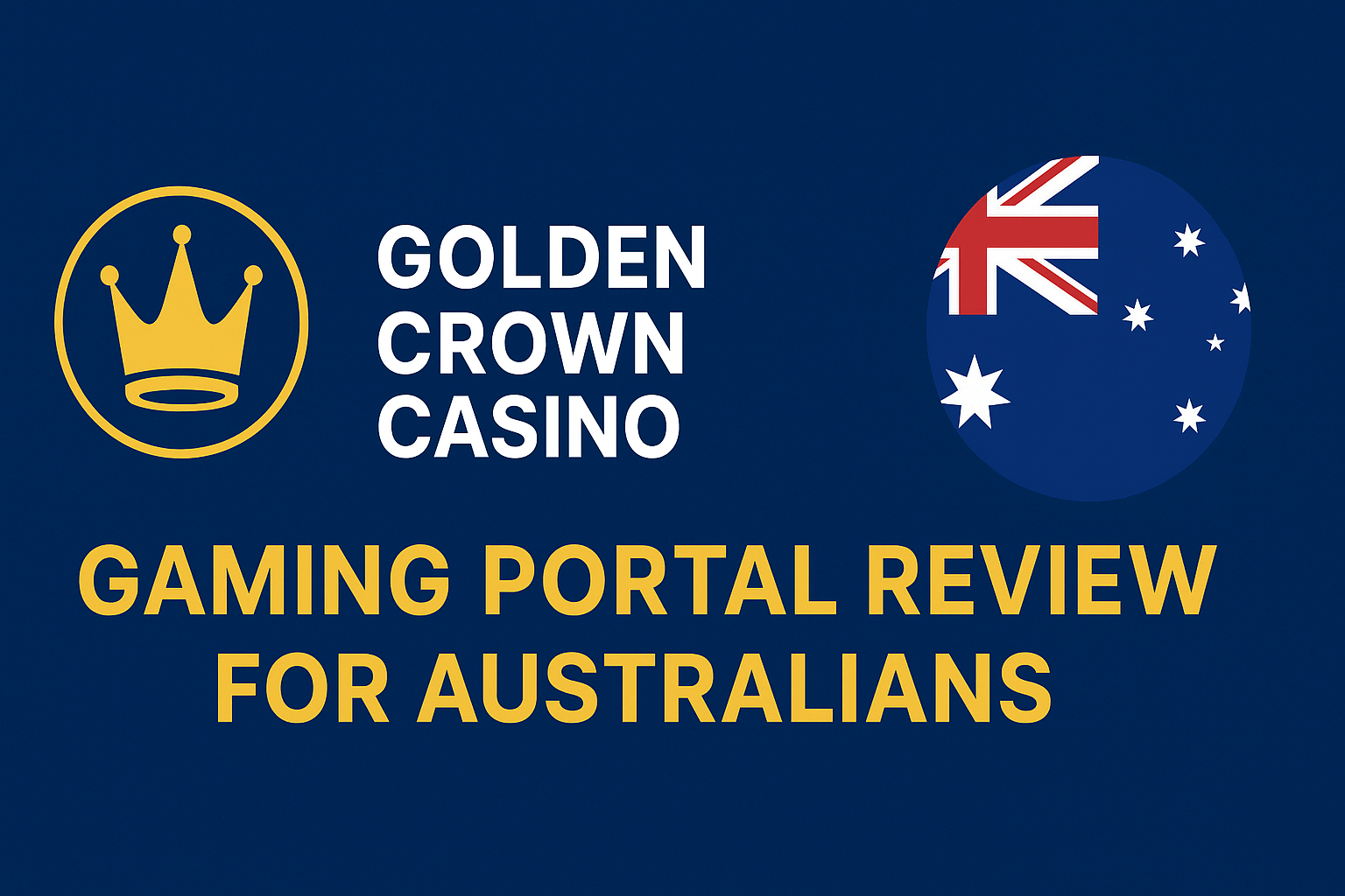 Golden Crown Casino lobby with pokies